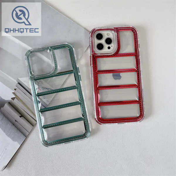 down jacket transparent 3 in 1 case for iphone