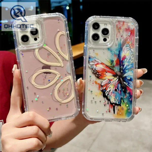 painted epoxy phone case for iphone