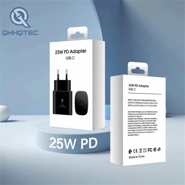 eu 25w pd super fast charging motorola cargador
