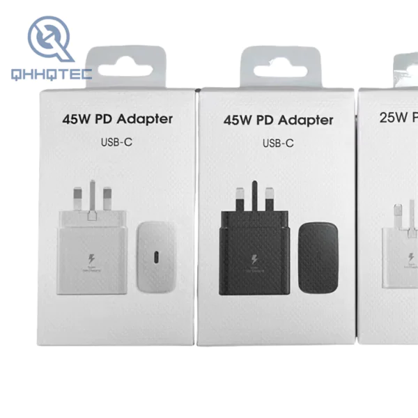 note 20,45w british standard charger