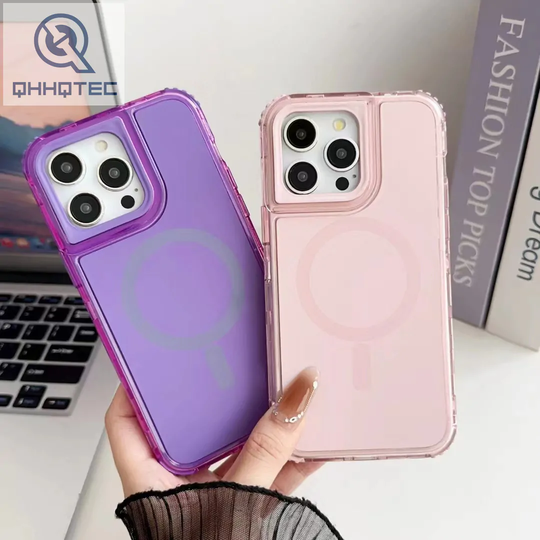 magsafe 3 in 1 pure color phone case