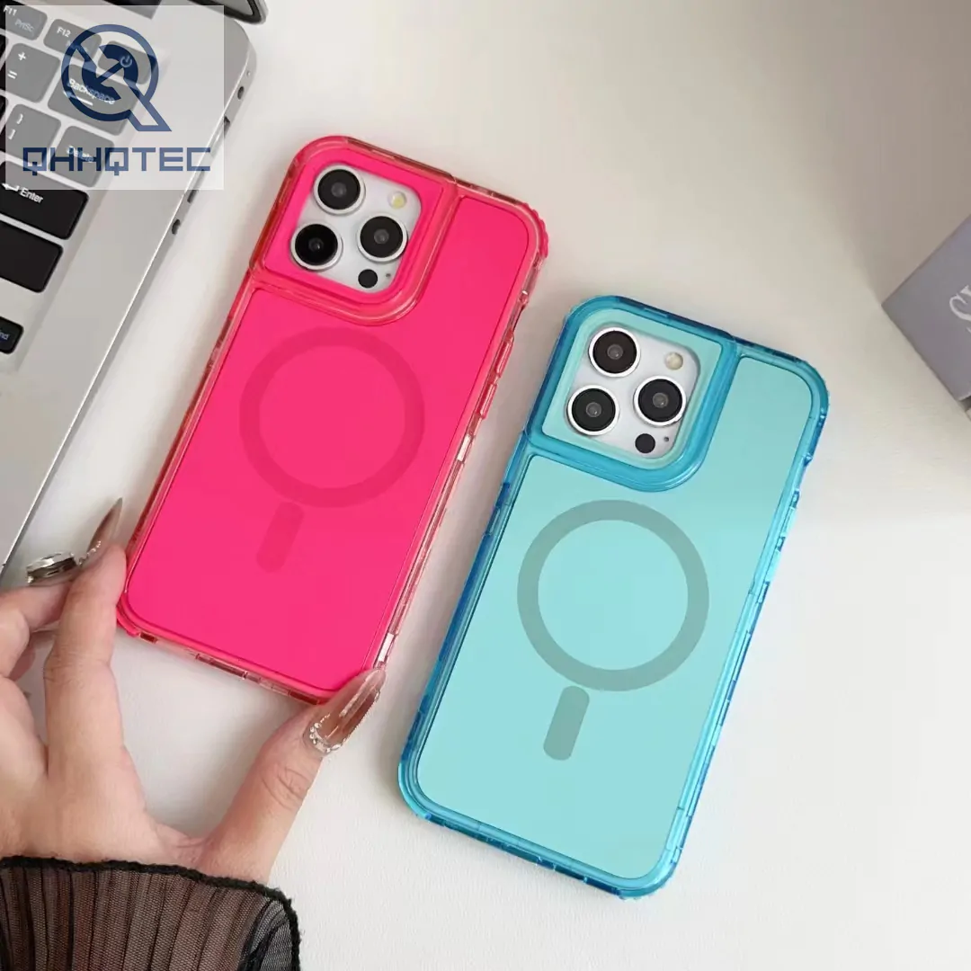 magsafe 3 in 1 pure color phone case