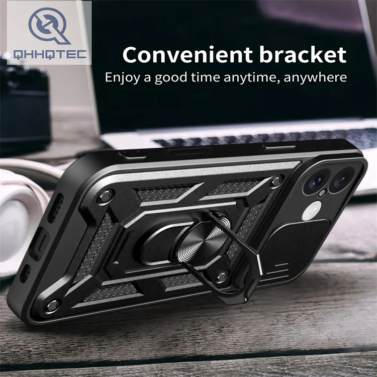 mechanical style iphone 16 case with bracket