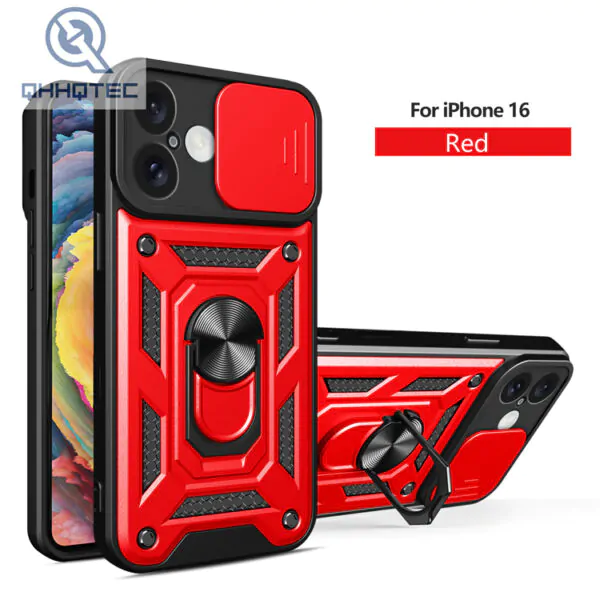 mechanical style iphone 16 case with bracket