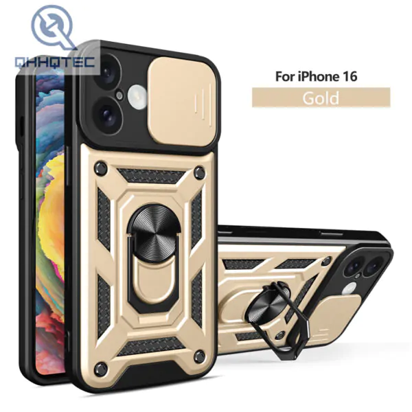 mechanical style iphone 16 case with bracket