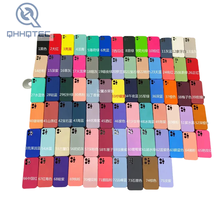 colorful 2mm tpu pure phone case