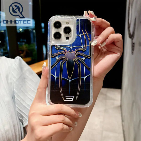 3 in 1 design tpu+pc material butterfly phone case (复制)