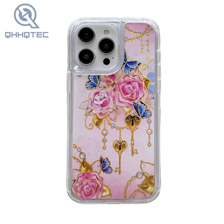 support magnetic charging phone case three in one design tpu+pc material (复制)