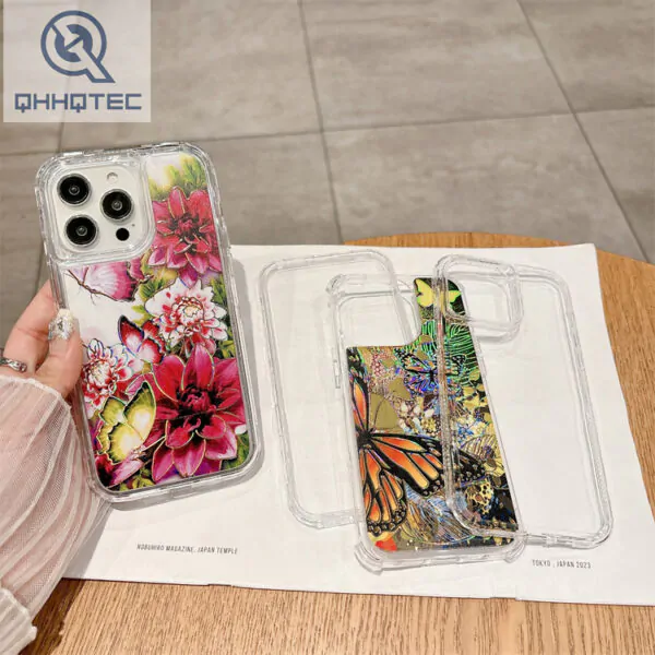 support magnetic charging phone case three in one design tpu+pc material (复制)