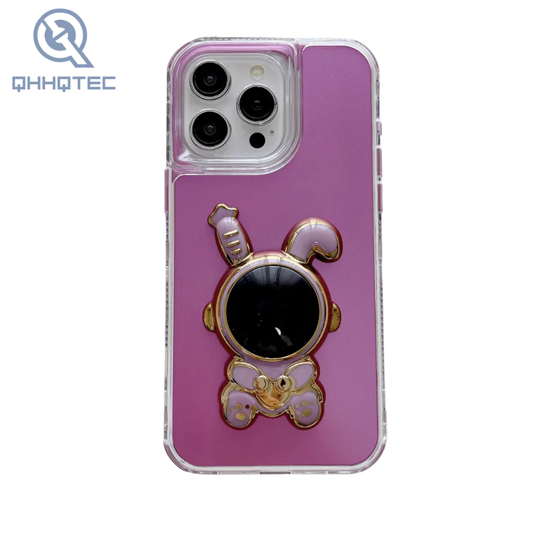 3d astronaut bunny 3 in 1 design phone case
