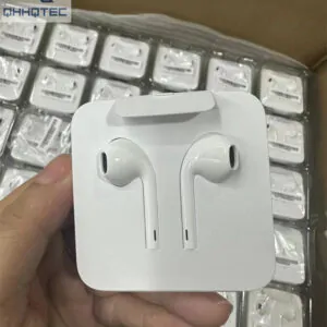 white wired headphone round hole earpods headphone plug (复制)