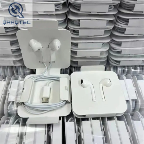 7g wire tpe for iphone 15 support customized wired headset white style (复制)