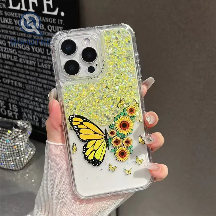 hint colorful patterns with decoration girl phone case (复制)