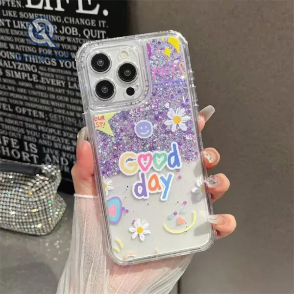 hint colorful patterns with decoration girl phone case (复制)
