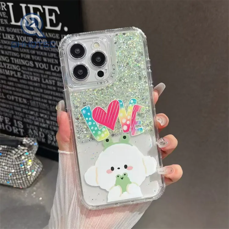 hint colorful patterns with decoration girl phone case (复制)