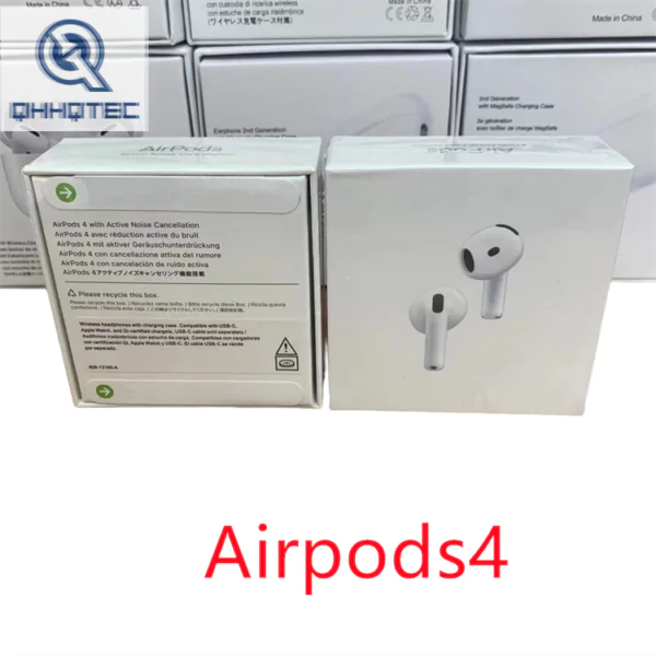 apple airpods 4 wireless headphones with charging case