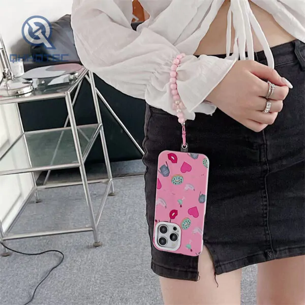 3 in 1 paining case with butterfly bracelet