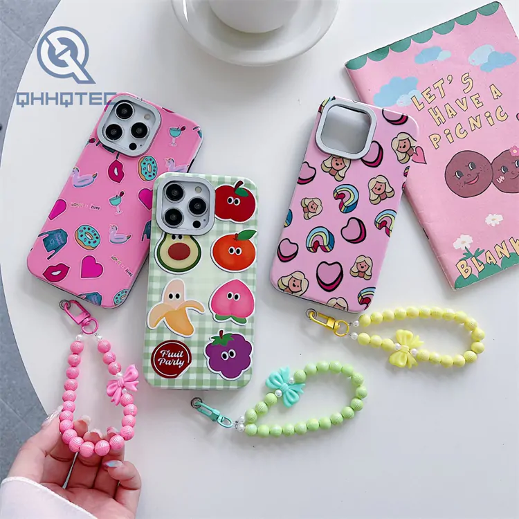 3 in 1 painting case with bow bracelet