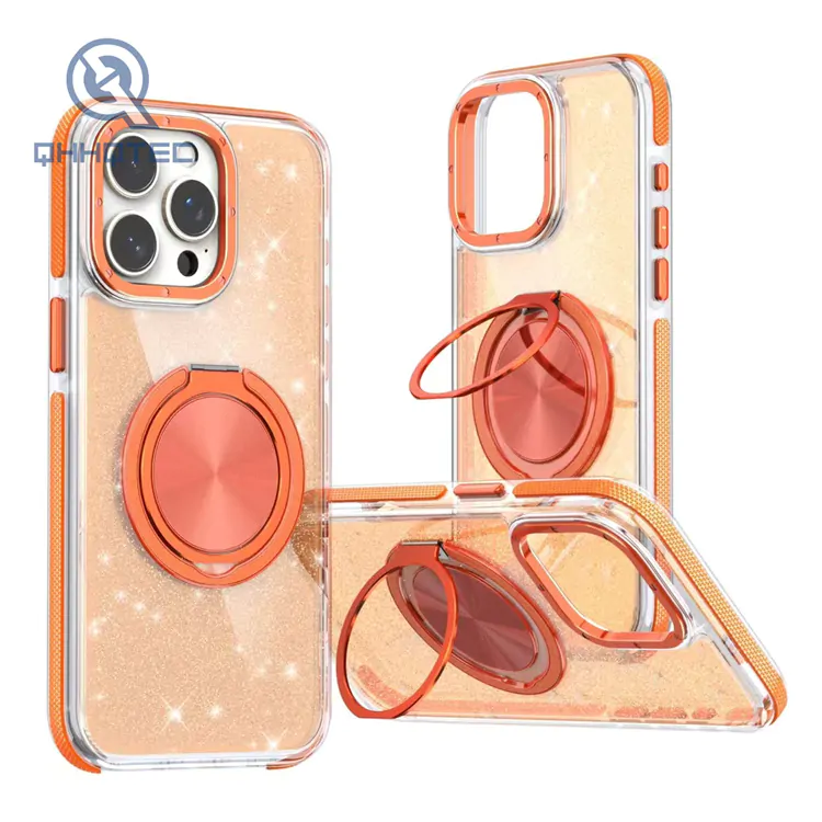 gradient colors 3 in 1 glitter dripping case (复制)