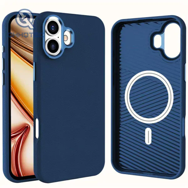 supreme leather business magnetic case