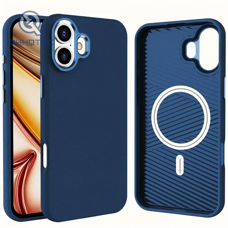 supreme leather business magnetic case