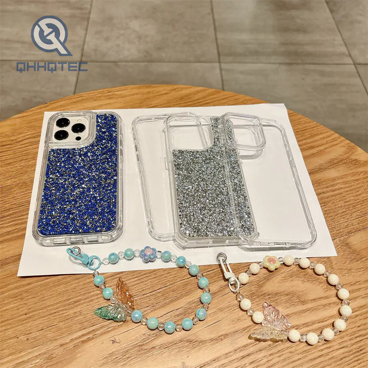 colorful 3 in 1 case with butterfly stand (复制)