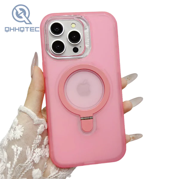 3 in 1 jelly color magsafe pop case