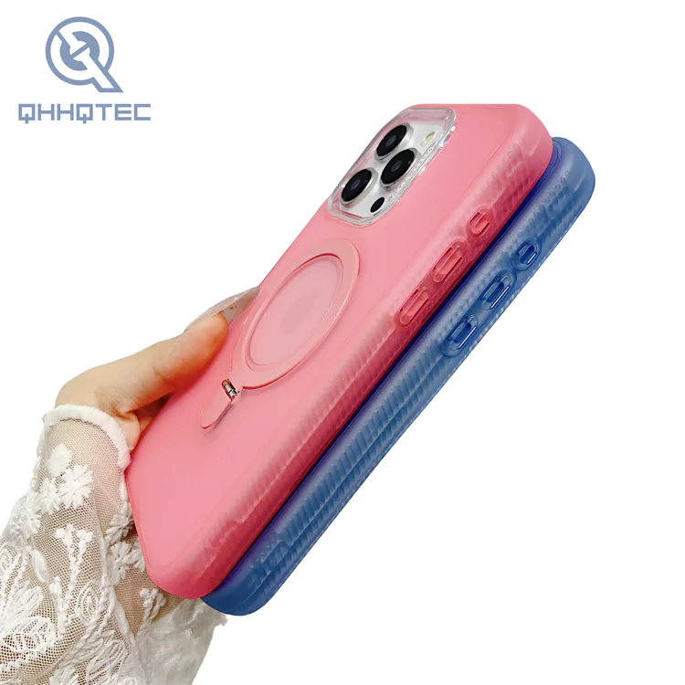 3 in 1 jelly color magsafe pop case