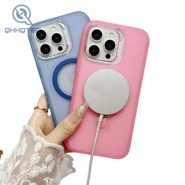 3 in 1 jelly color magsafe pop case
