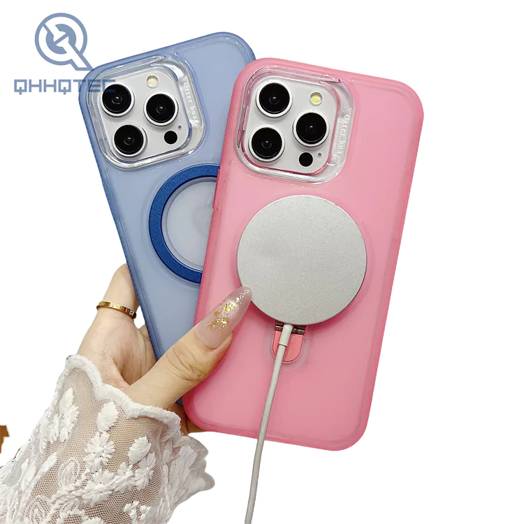 3 in 1 jelly color magsafe pop case