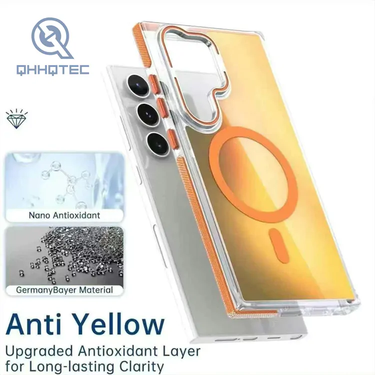 dual change color anti yellow magnetic cover