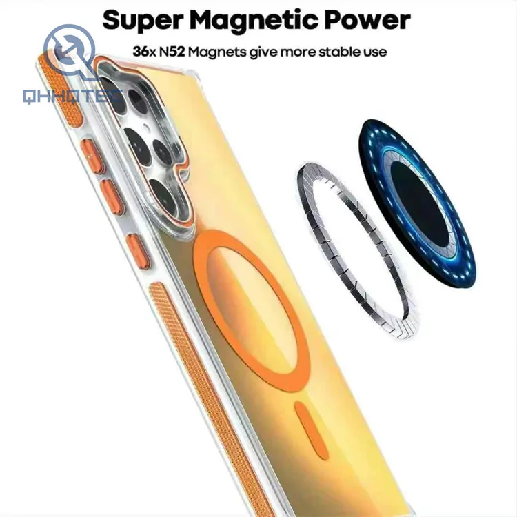 dual change color anti yellow magnetic cover