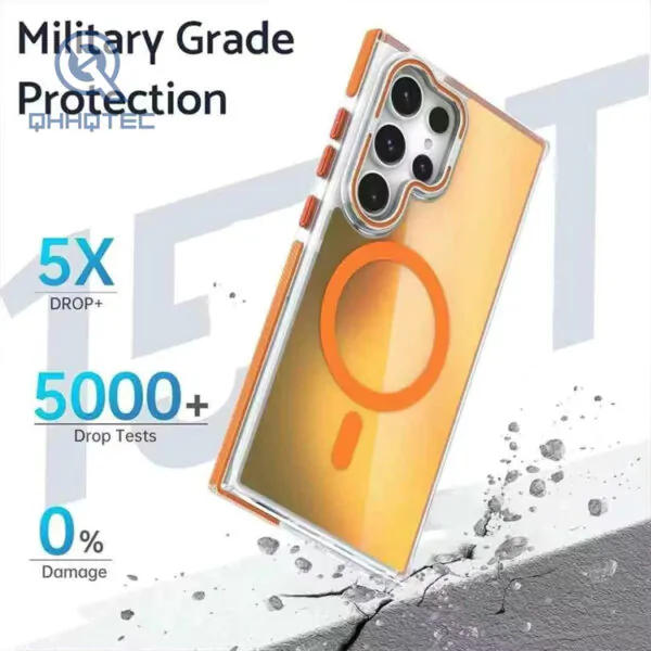 dual change color anti yellow magnetic cover