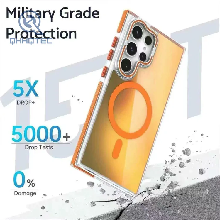 dual change color anti yellow magnetic cover