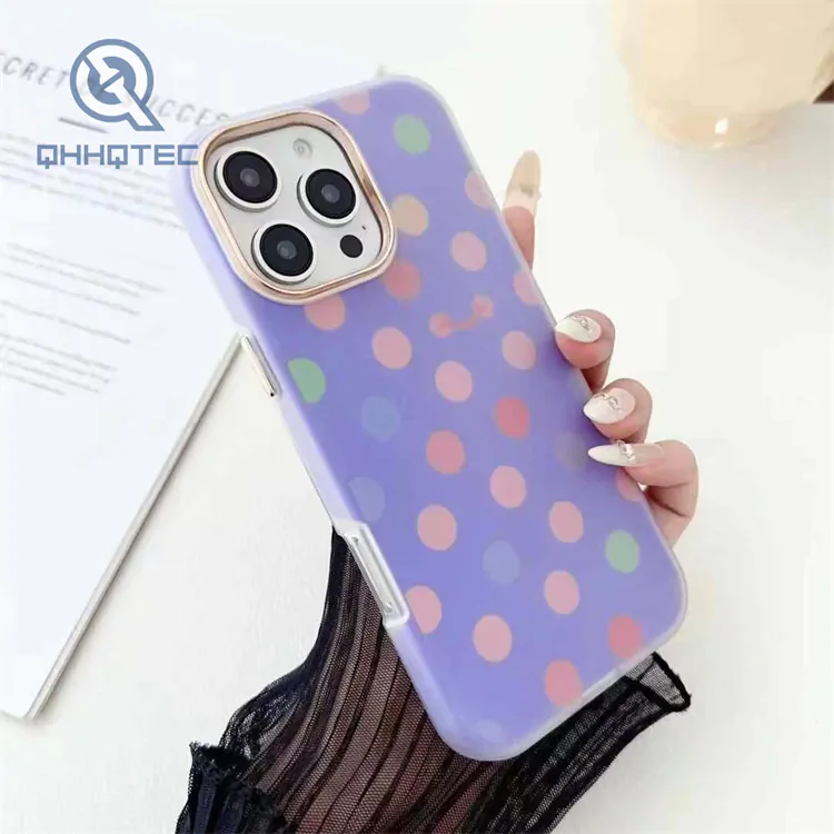 2 in 1 cute painting girl case