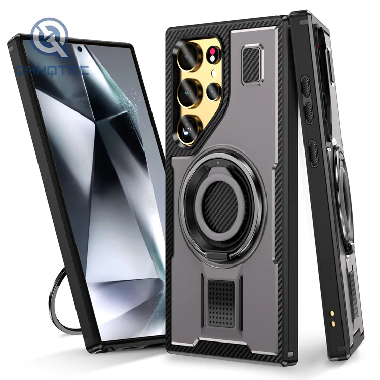 high end luxury phone case with stand s24 ultra