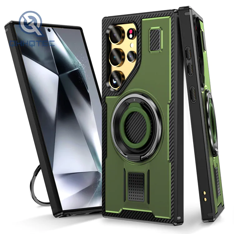 high end luxury phone case with stand s24 ultra