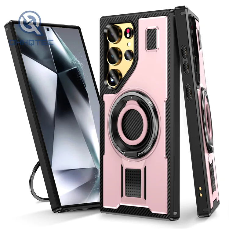 high end luxury phone case with stand s24 ultra
