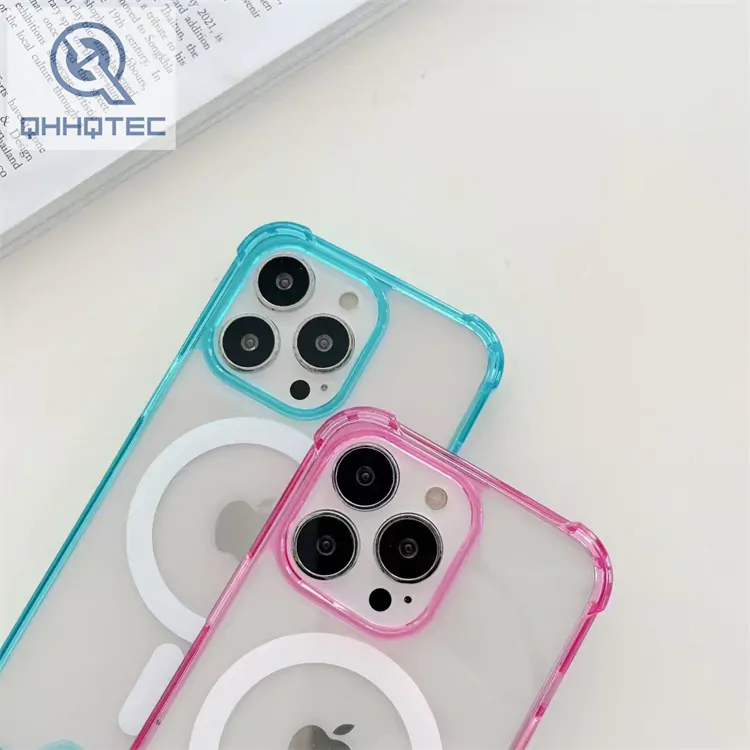 high transparent color magsafe case with box package (复制)