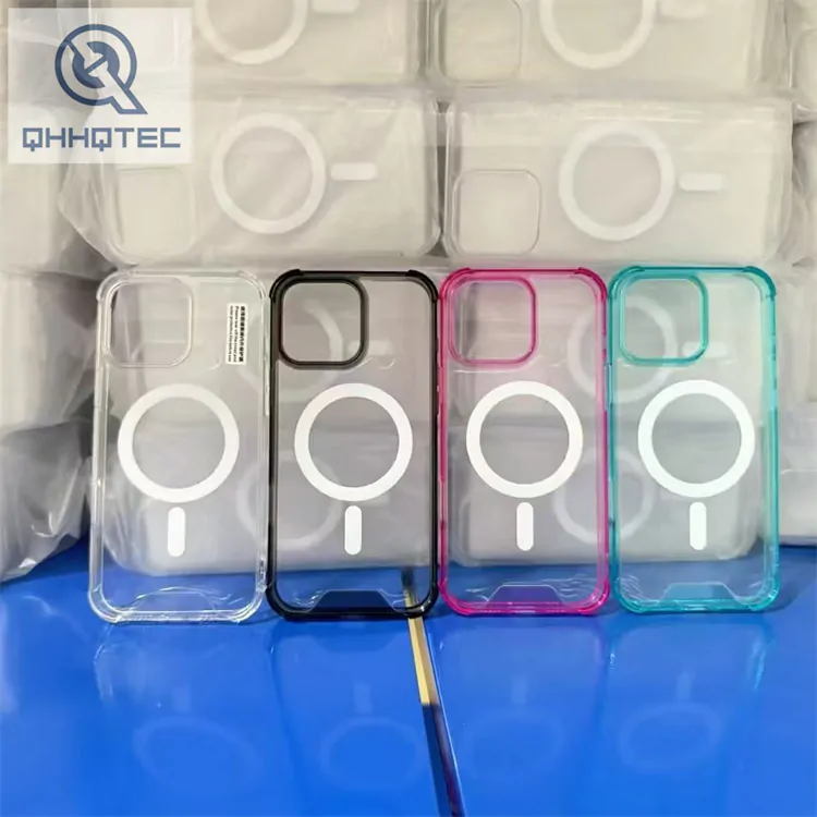 high transparent color magsafe case with box package (复制)