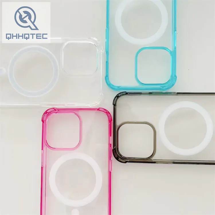 high transparent color magsafe case with box package (复制)