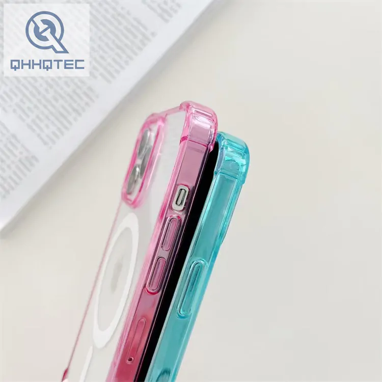 high transparent color magsafe case with box package (复制)