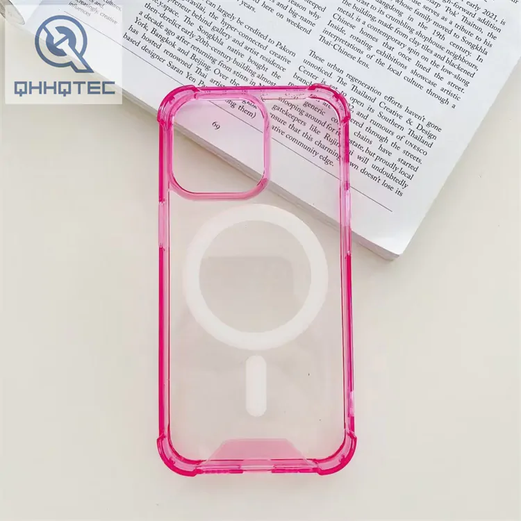 high transparent color magsafe case with box package (复制)