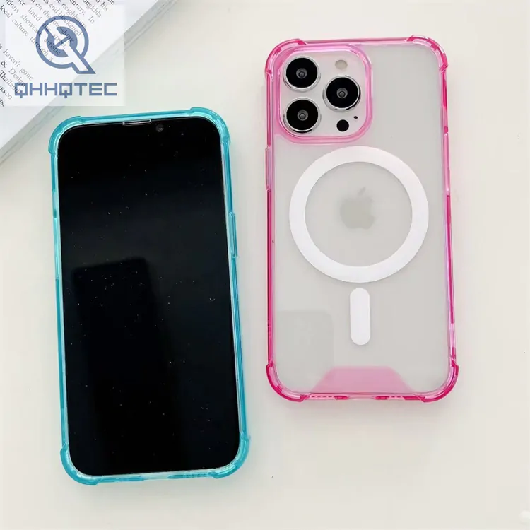 high transparent color magsafe case with box package (复制)