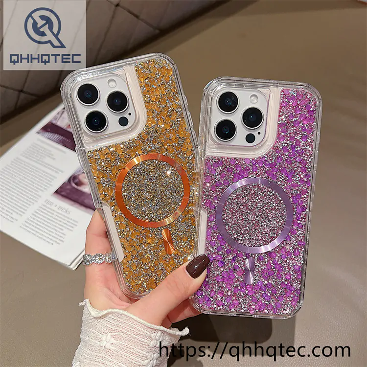 full glitter sequins 2 in 1 magsafe case