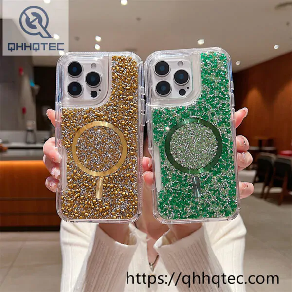 full glitter sequins 2 in 1 magsafe case