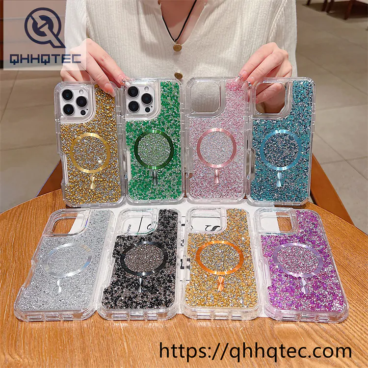full glitter sequins 2 in 1 magsafe case