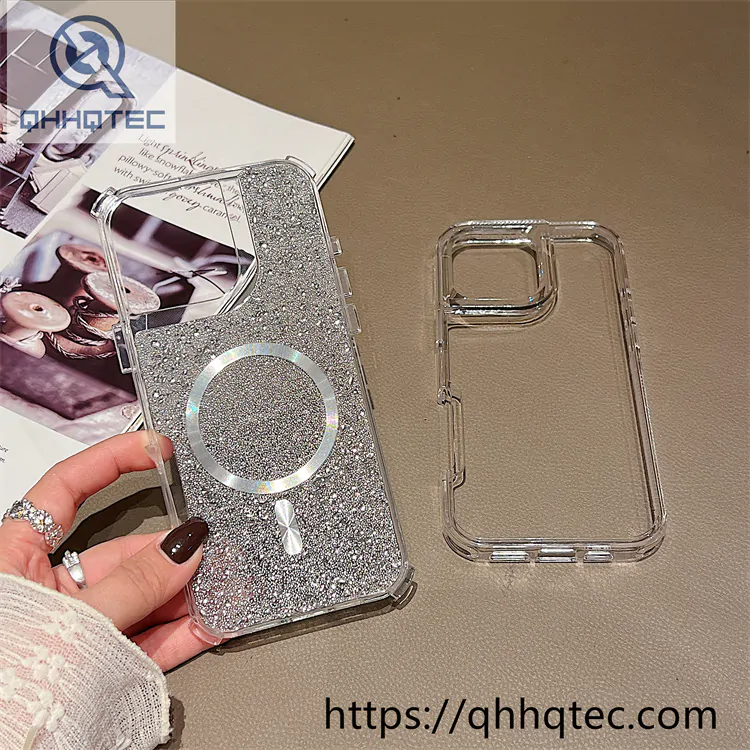 full glitter sequins 2 in 1 magsafe case