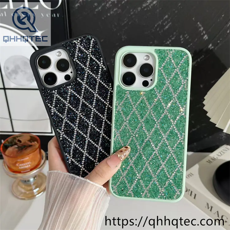 flowers diamonds glitter sequins phone cover (复制)