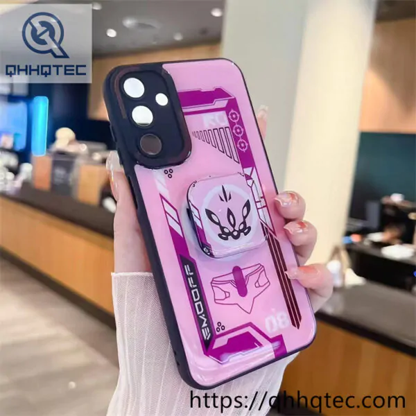 cool anime style phone case with support